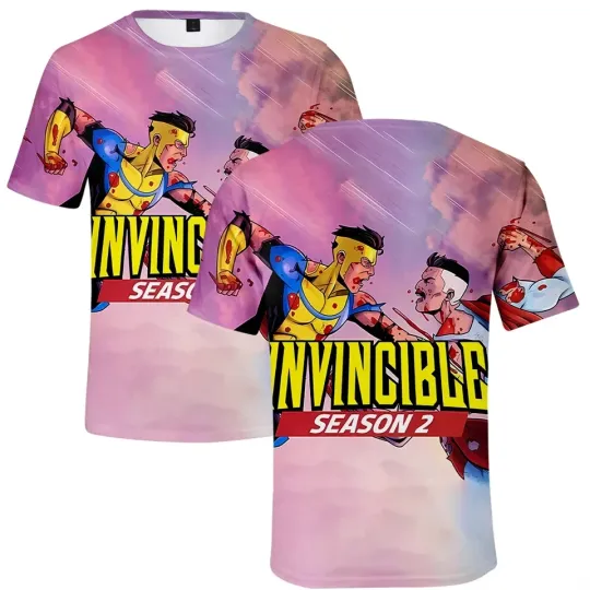 Discover Invincible Mark Grayson 3D T-Shirt Unisex Gift For Fan