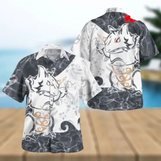 Discover Tribal Rhydon Ver 2 Hawaiian Shirt
