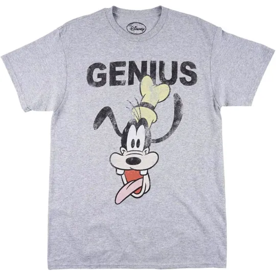 Discover Disney Goofy Genius Distressed T-Shirt
