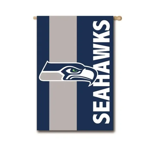 Discover Seattle Seahawks House Flag