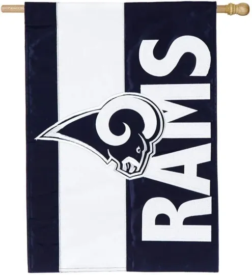 Discover Los Angeles Rams Double Sided House Flag