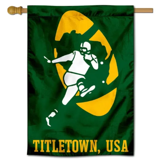 Green Bay Packers Titletown USA House Flag