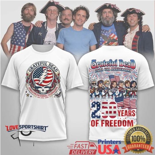 Grateful Dead 250th USA Anniversary Years of Freedom T Shirt