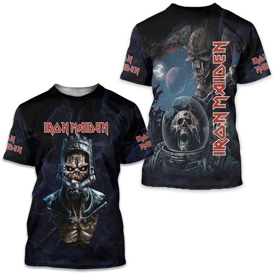 Hot!!! 2025 Iron Maiden Inspired 50th Anniversary – Limited Edition 3D T-Shirt