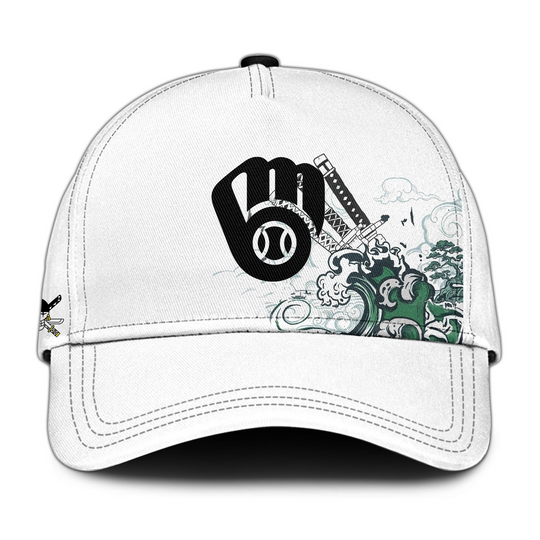 Milwaukee Brewers x Zoro Ronin Emerald Wave Limited Edition Baseball Cap