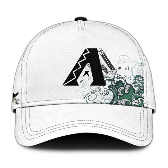 Discover Arizonna Diamondbacks x Zoro Ronin Emerald Wave Limited Edition Baseball Cap