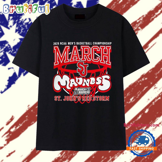 Discover St John Red Storm 2026 NCAA Men’s Basketball Championship March Madness T Shirt