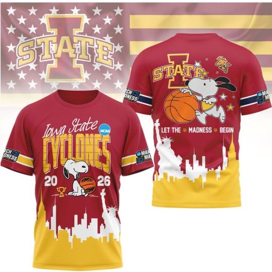 Iowa State Cyclones Snoop 2026 NCAA Let The Madness Begin T Shirt