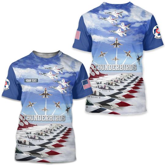 USAF Thunderbirds Aviation Shirt - High-Flying Air Show Tribute