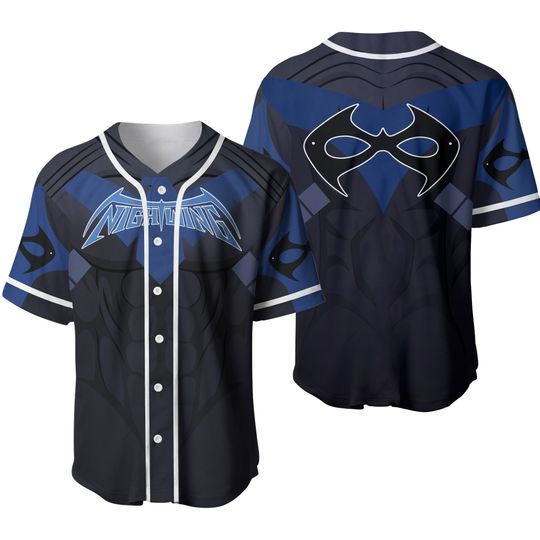 Nightwing DC Comics baseball jersey shirt - Jersey baseball