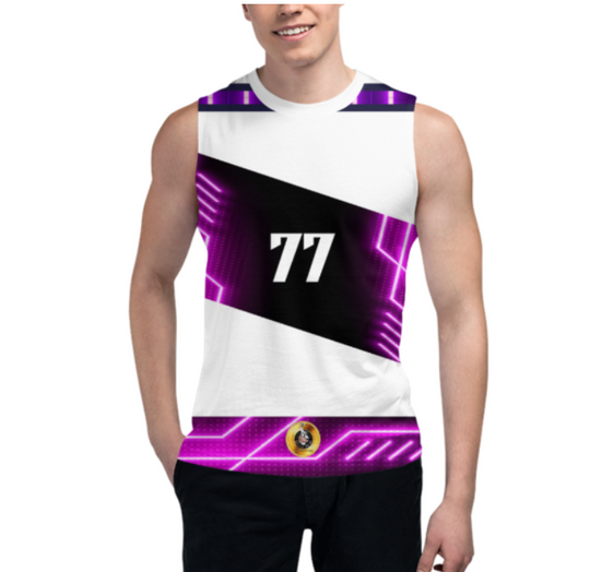 Men's All-Over Print Vest Shirt