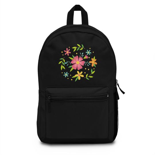 Discover Floral Design Backpack, Nature Lovers School Bag, Travel Companion