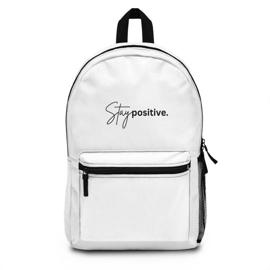 Discover Motivational Backpack, Positive Quote, School Travel Gym Bag
