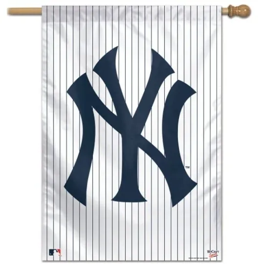 Discover NEW YORK YANKEES 28"X40" HOUSE FLAG OR WALL BANNER MLB LICENSED