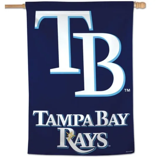 Discover TAMPA BAY RAYS 28"X40" HOUSE FLAG OR WALL BANNER MLB LICENSED