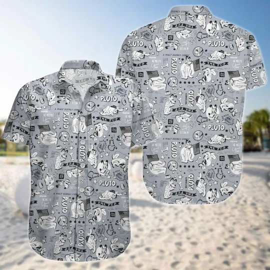 Discover Disney Pluto The Pup Mickey And Friends Hawaiian