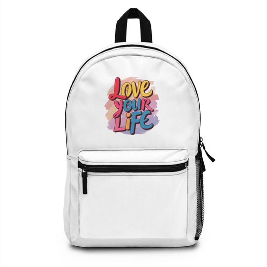 Discover Love Your Life Backpack, School Bag