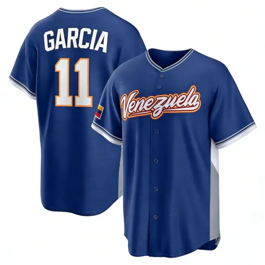 Discover NWT Men Maikel Garcia Royal 2026 World Baseball Classic Baseball Stitched Jersey