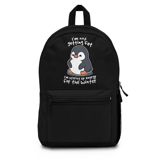 Discover Penguin Backpack, Funny Winter Graphic, Kids School Bag