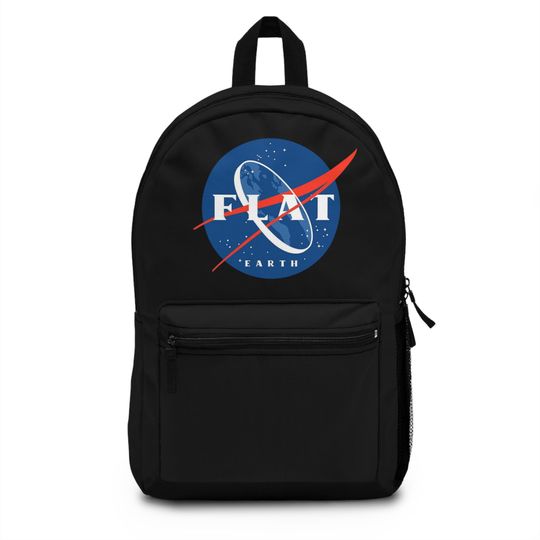 Discover Flat Earth Backpack, School Travel Bag, Astronomy Gift