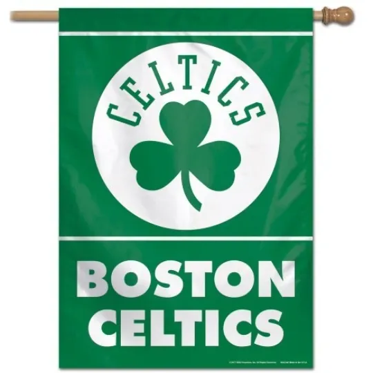 Boston Celtics House Flag Vertical Wall Banner NBA