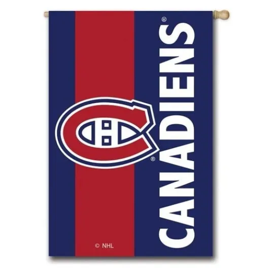 Discover Montreal Canadiens 28" x 44" Double-Sided House Flag