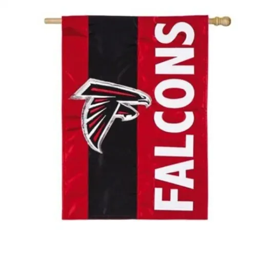 Atlanta Falcons Double-Sided Embroidered House Flag