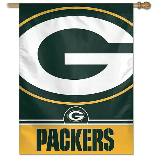 Green Bay Packers Vertical House Flag