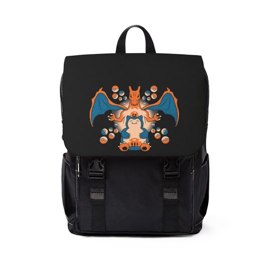 PKM Unisex Casual Shoulder Backpack, Gamer Travel Accessory