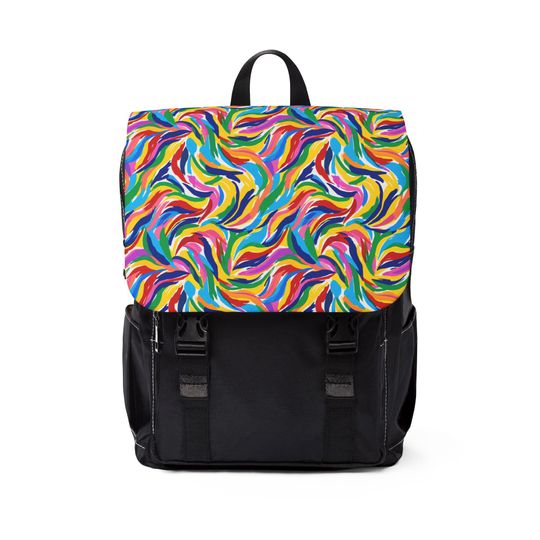 Discover Vibrant Unisex Casual Shoulder Backpack