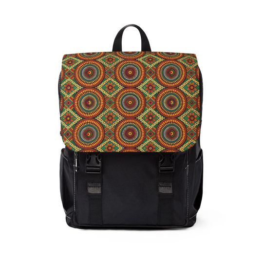 Discover Bohemian Unisex Casual Shoulder Backpack