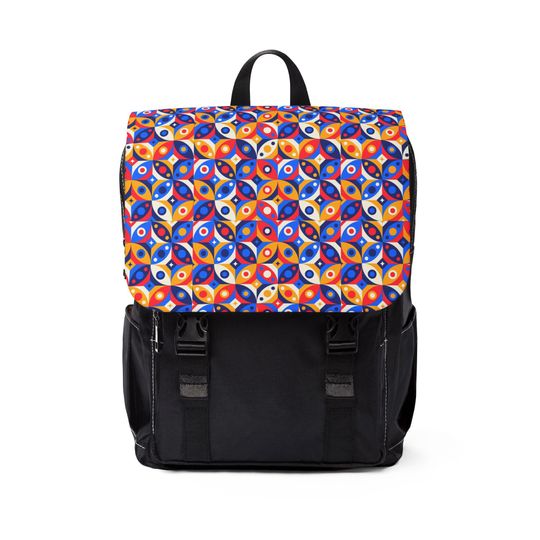 Vibrant Oxford Unisex Casual Shoulder Backpack