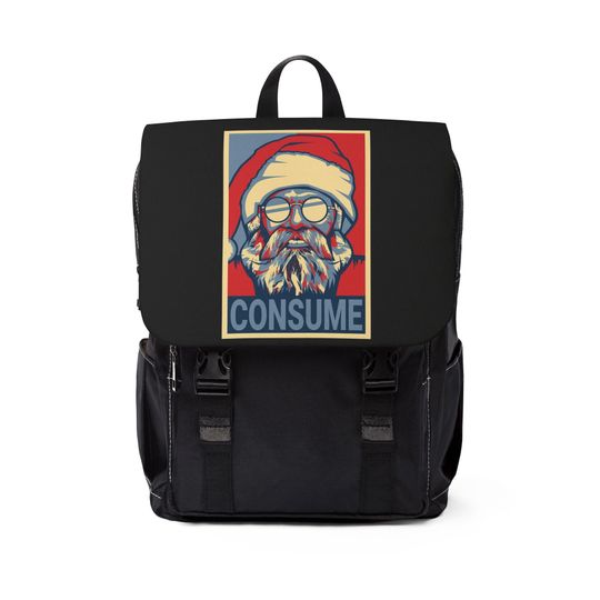 Discover Santa Holiday Unisex Casual Shoulder Backpack