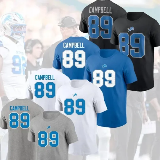 Discover 🔥HOT! Dan Campbell #89 Detroit Lions 2025 Name and Number