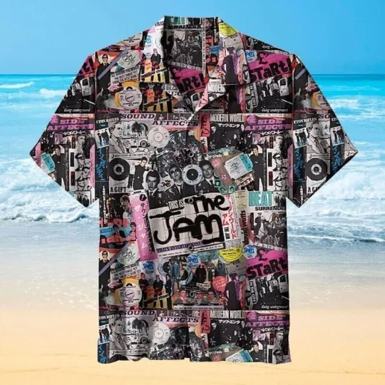 Music Rock Band The Jam 3D Printed Hawaiian Shirt, Hawaiian Shirt For Men Women