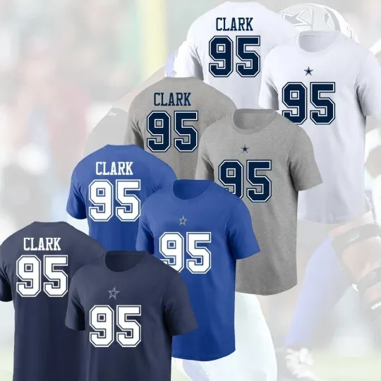 Discover 🔥HOT! Kenny Clark #95 Dallas Cowboys 2025 Name and Number