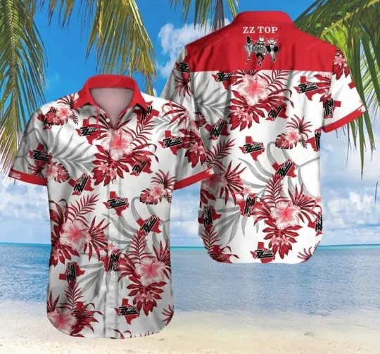 Discover Zz Top American Rock Band Hawaiian Shirt