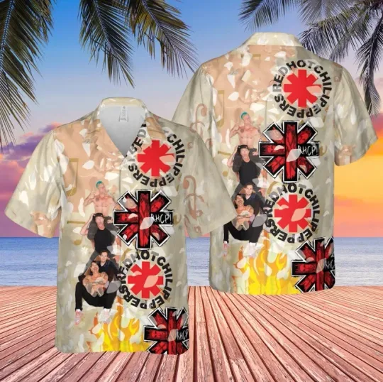 Discover Red Hot Chili Peppers Rock Band Hawaiian Shirt