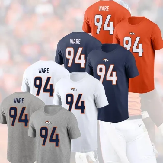 Discover 🔥HOT! DeMarcus Ware #94 Denver Broncos 2025 Name and Number