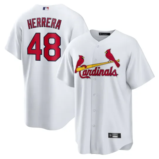 Discover Men/Youth Cardinalss Iván Herrera White Baseball All Printed Jersey
