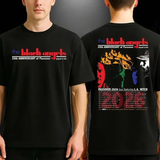 Discover The Black Angels Passover 20th Anniversary Tour 2026 T-Shirt