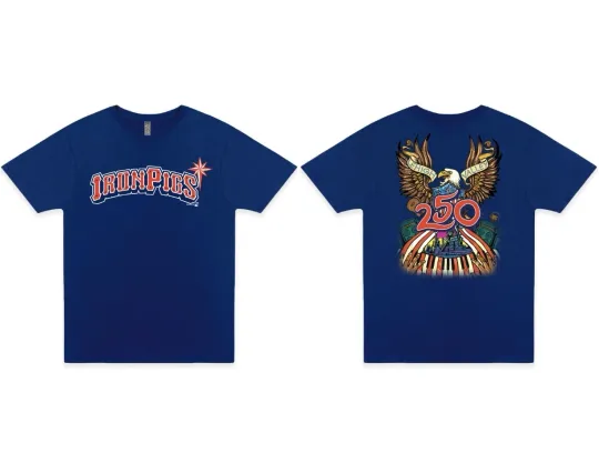 Discover Lehigh Valley IronPigs USA 250th Anniversary 2026 T-Shirt