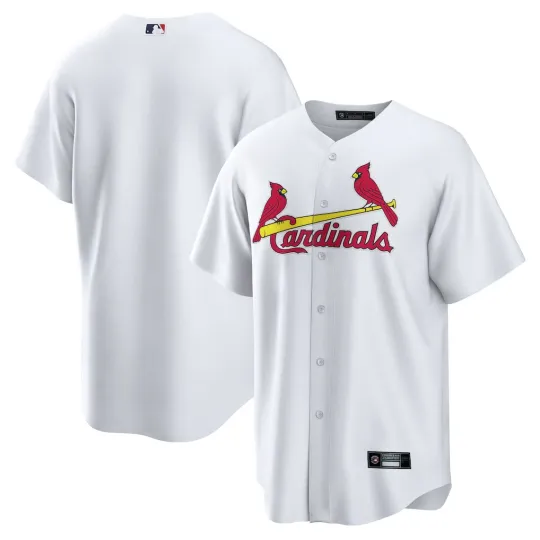 Discover Men/Youth Cardinalss White Baseball All Printed Jersey