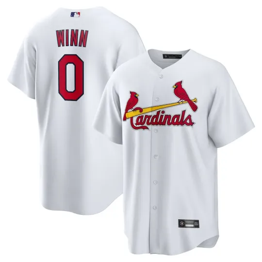 Discover Men/Youth Masyn Winn Cardinalss White Baseball All Printed Jersey