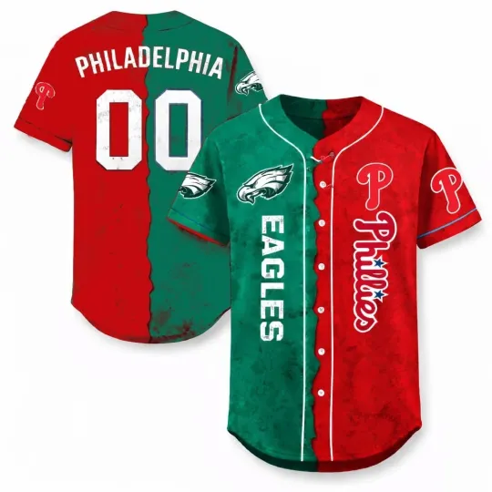 Personalized We Root For Mixed Teams, Philadelphia Strong Team Baseball Classic