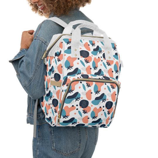 Discover Stylish Nylon Diaper Backpack, Modern Baby Bag, Travel-Friendly