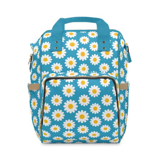 Discover Daisy Diaper Backpack  Stylish Floral Baby Bag