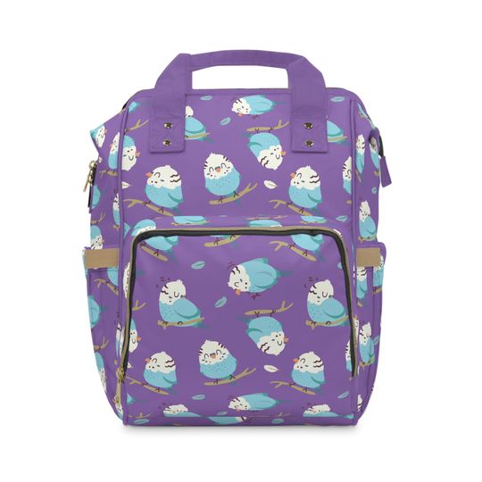 Discover Owl Print Nylon Diaper Backpack, Stylish Baby Bag