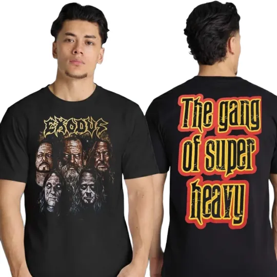 Discover Exodus Hate Machine European Tour 2026 Photo Band Unisex T-shirt
