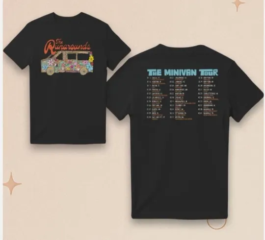 Discover The Runarounds 2026 The Minivan Tour Unisex T-Shirt